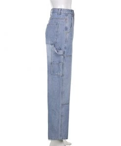 Own Saviour Light Wash Cargo Jeans