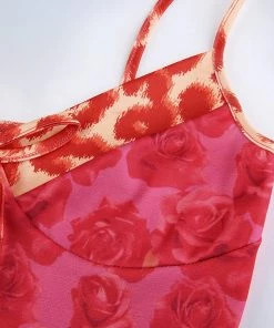 Own Saviour Rose Bow Cami Crop