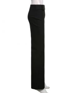 Own Saviour Buckle Slim Flare Pants New In