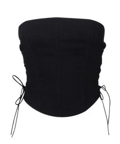 Own Saviour Side Tie Corset Crop New In