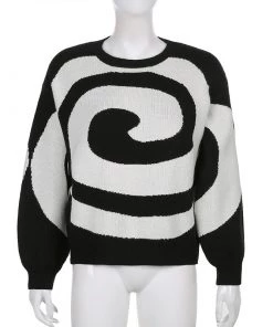 Own Saviour Swirl Knit Sweater New In