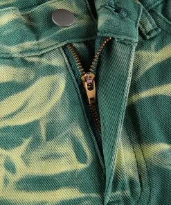 Own Saviour Green Tie Dye Pants New In