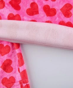 Own Saviour Pink Heart Velvet Joggers New In