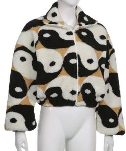 Own Saviour New In Yin Yang Teddy Jacket