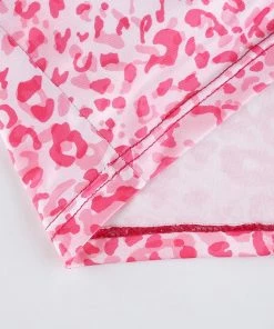 Own Saviour Colour Leopard Frill Cami Crop