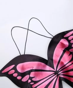Own Saviour New In Butterfly Backless Crop