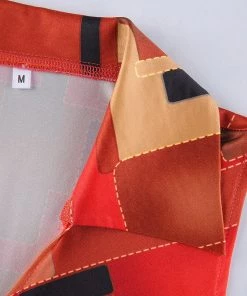 Own Saviour Y2K Orange Ruched Crop