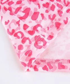 Own Saviour Tees + Tops Leopard Heart Raglan Crop