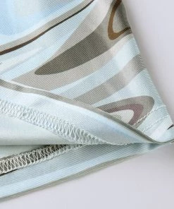 Own Saviour New In Mesh Swirl Top