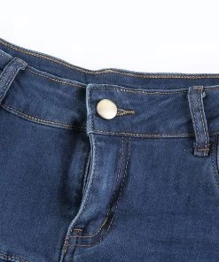 Own Saviour New In Denim Ruffle Mini Skirt