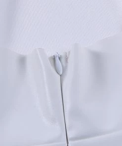 Own Saviour White Faux Leather Mini Dress Dresses + Sets