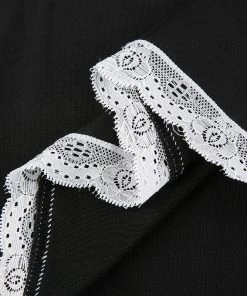 Own Saviour Dresses + Sets B+W Lace Trim Mini Dress