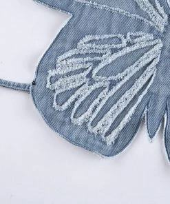 Own Saviour Black/Brown/Blue Butterfly Crop