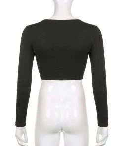 Own Saviour Rhinestone Ribs Crop