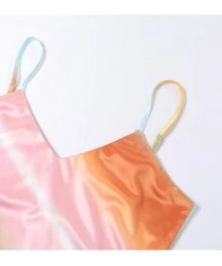 Own Saviour Colour Stripe Midi Dress