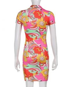 Own Saviour Dresses + Sets Groovy Floral Mini Dress