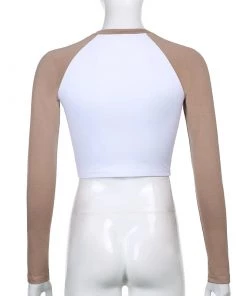 Own Saviour BWN Leopard Heart Raglan Crop Tees + Tops