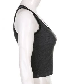 Own Saviour New In Rhinestone Heart Vest Crop