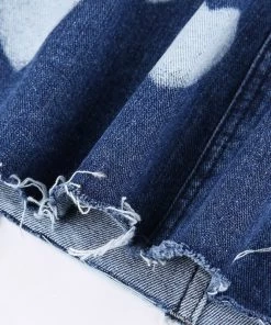 Own Saviour Skirts Heart Denim Skirt