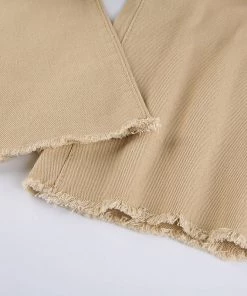 Own Saviour Khaki Flare Pants