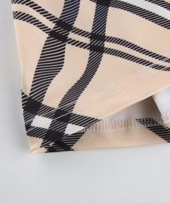 Own Saviour Skirts Plaid Wave Pleat Skirt