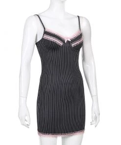 Own Saviour Pinstripe Mini Dress
