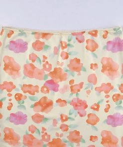 Own Saviour Skirts Floral Mesh Mini Skirt