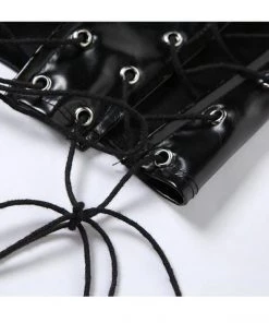 Own Saviour Tees + Tops Lace Up Corset Top