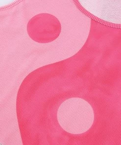 Own Saviour Pink Yin Yang Vest Crop New In