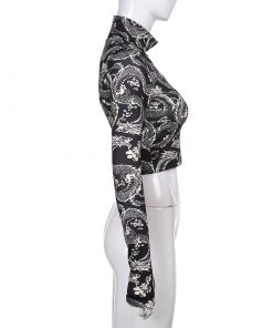 Own Saviour New In BY Dragon Turtleneck Crop