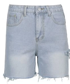 Own Saviour Light Denim Shorts