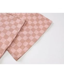 Own Saviour Pink Plaid Flare Pants New In