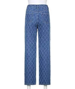Own Saviour Grid Cross Jeans