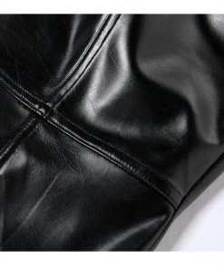 Own Saviour Dresses + Sets BLK Faux Leather Strapless Mini Dress