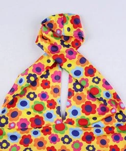 Own Saviour Rainbow Floral Halter Crop New In