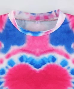 Own Saviour Tees + Tops Tie Dye Heart Tank Crop