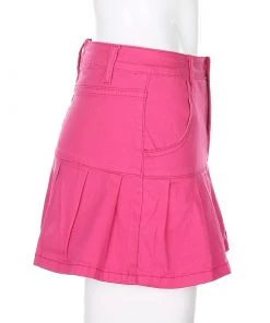 Own Saviour New In Denim Ruffle Mini Skirt