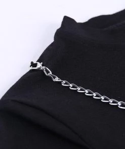 Own Saviour Cut Out Chain Ring Crop
