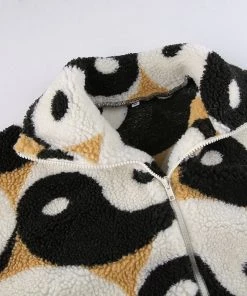 Own Saviour New In Yin Yang Teddy Jacket