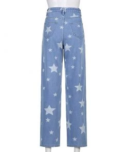 Own Saviour New In Star Print Jeans