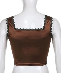 Own Saviour Lace Satin Crop