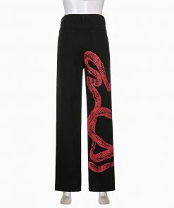 Own Saviour New In Black Snake Jeans