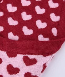 Own Saviour Red Heart Halter Top