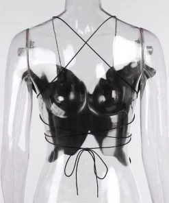 Own Saviour New In Butterfly Backless Crop