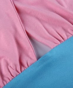 Own Saviour New In Pink Blue Halter Crop