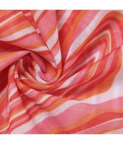 Own Saviour Orange Swirl Mesh Shirt New In