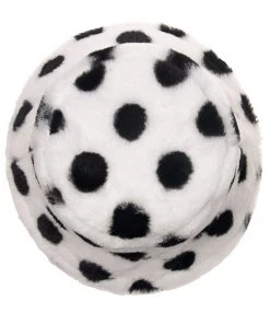 Own Saviour Accessories Polka Faux Fur Bucket Hat
