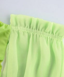 Own Saviour Puff Sleeve Wrap Crop