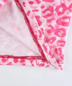 Own Saviour Colour Leopard Frill Cami Crop