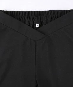 Own Saviour Low V Waist Black Flares